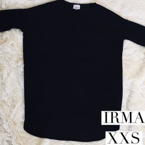 Lularoe Solid BLACK Irma Tunic